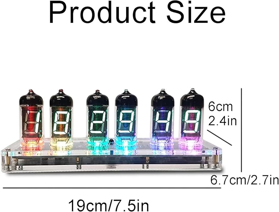 ニキシー管置時計 USB trpeC電源 ニキシー管置時計 USB trpeC電源
